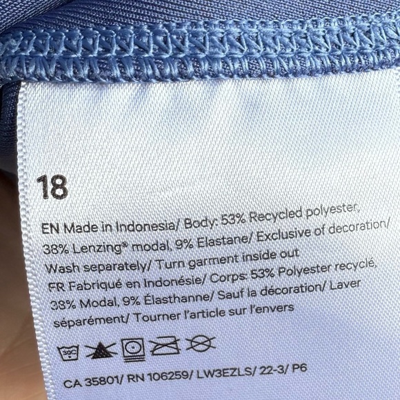 Lululemon Perfectly Oversized Cropped Crew Softstreme Sweatshirt in water drop - Picture 5 of 6